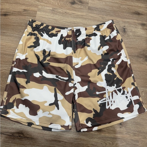 Stussy Camouflage Mesh Shorts - Picture 1 of 5
